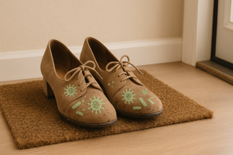 ¿Por qué deberías dejar los zapatos en la entrada de tu casa?